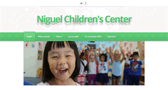 Desktop Screenshot of niguelchildrenscenter.com